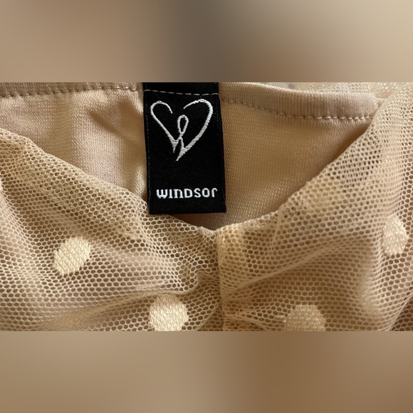 Windsor Polka Dot Bodysuit, Size L - Picture 5 of 9